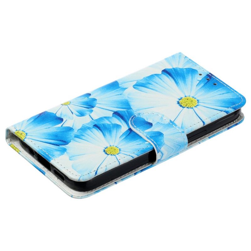 Kožený Kryt Poco C65 Orchideje