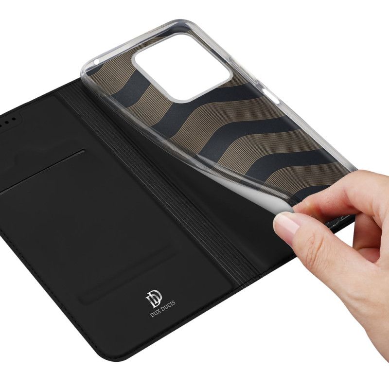 Kožený Kryt Poco C65 Skin Pro Series Dux Ducis