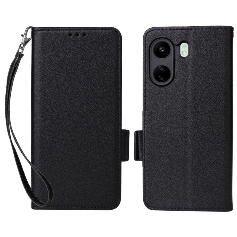 Kožený Kryt Poco C65 Ultra Tenký Pásek