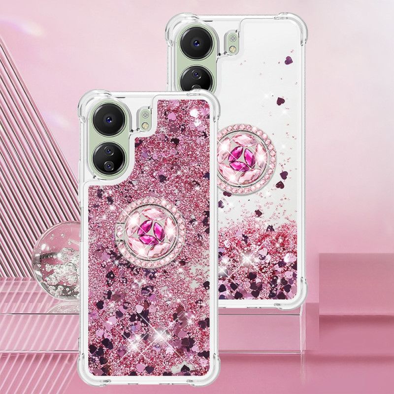 Kryt Poco C65 Podpora Glitter Ring