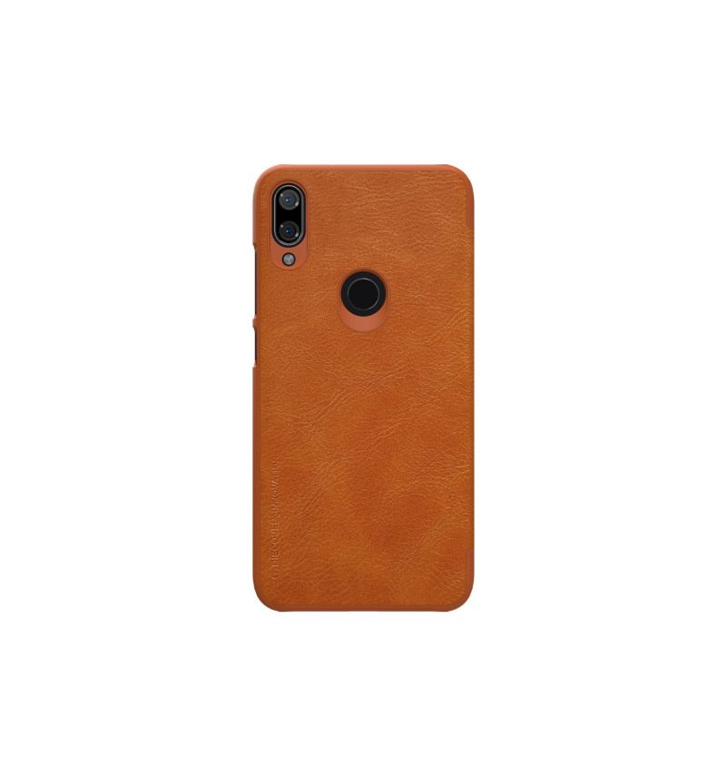 Flipové Pouzdro Na Xiaomi Mi Play Kožené Čalounění Nillkin Qin - Havana