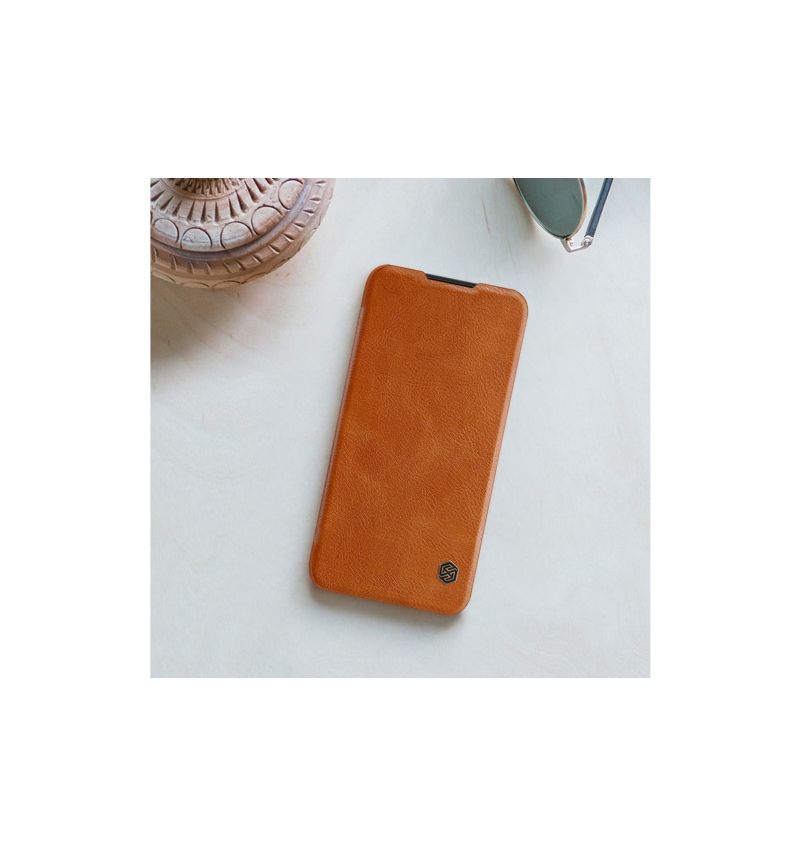 Flipové Pouzdro Na Xiaomi Mi Play Kožené Čalounění Nillkin Qin - Havana