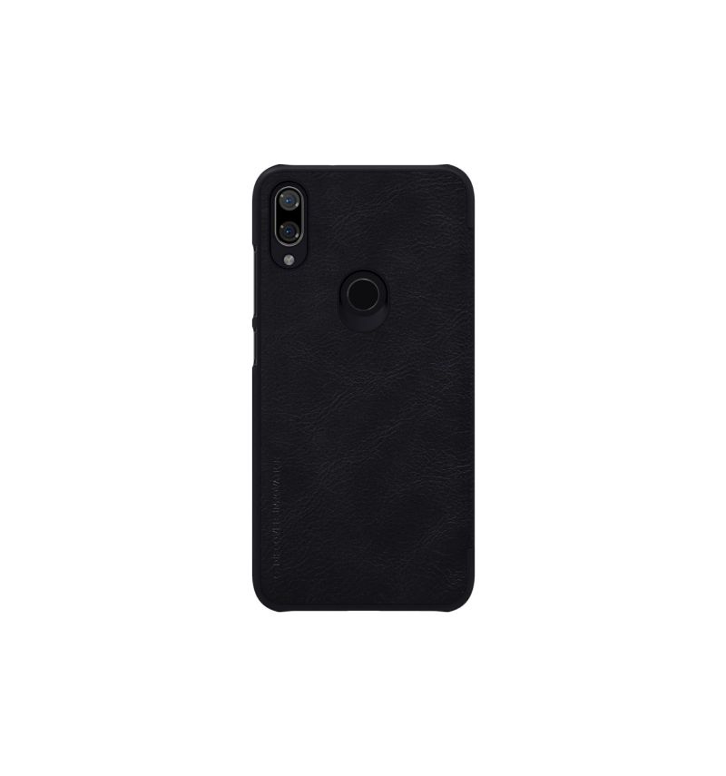 Flipové Pouzdro Na Xiaomi Mi Play Kožený Potah Nillkin Qin - Černý