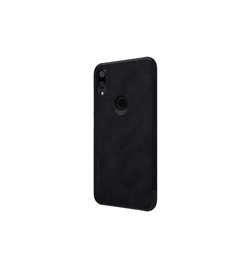 Flipové Pouzdro Na Xiaomi Mi Play Kožený Potah Nillkin Qin - Černý