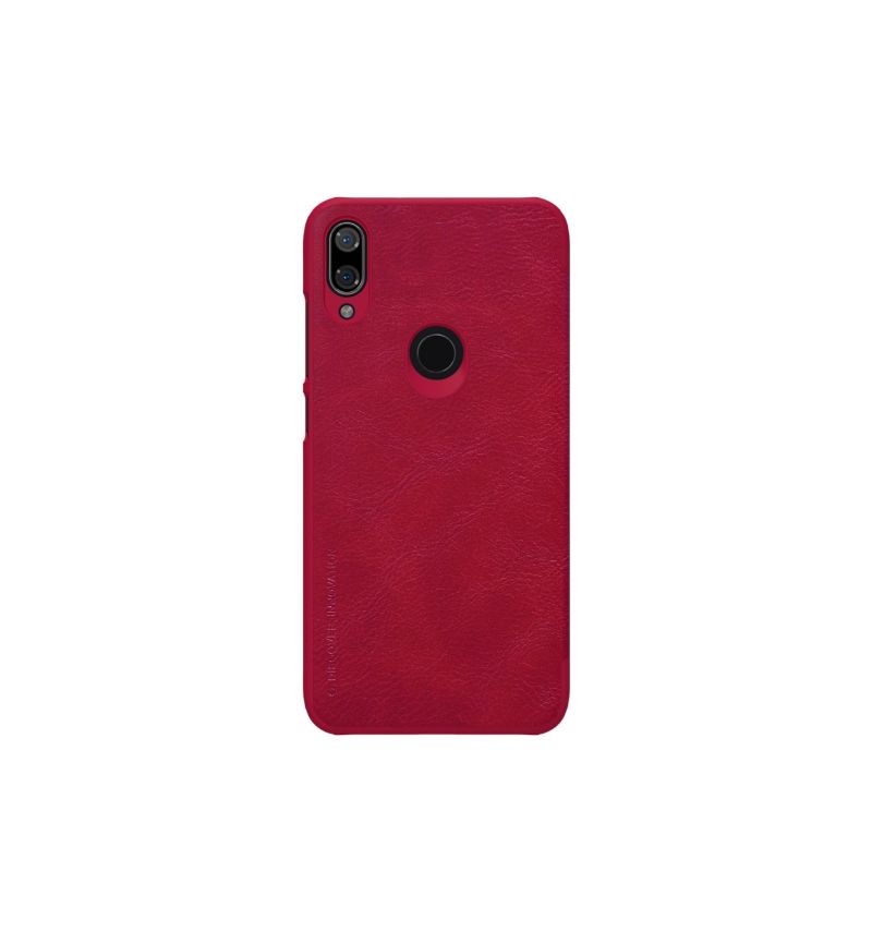 Flipové Pouzdro Na Xiaomi Mi Play Kožený Potah Nillkin Qin - Červený