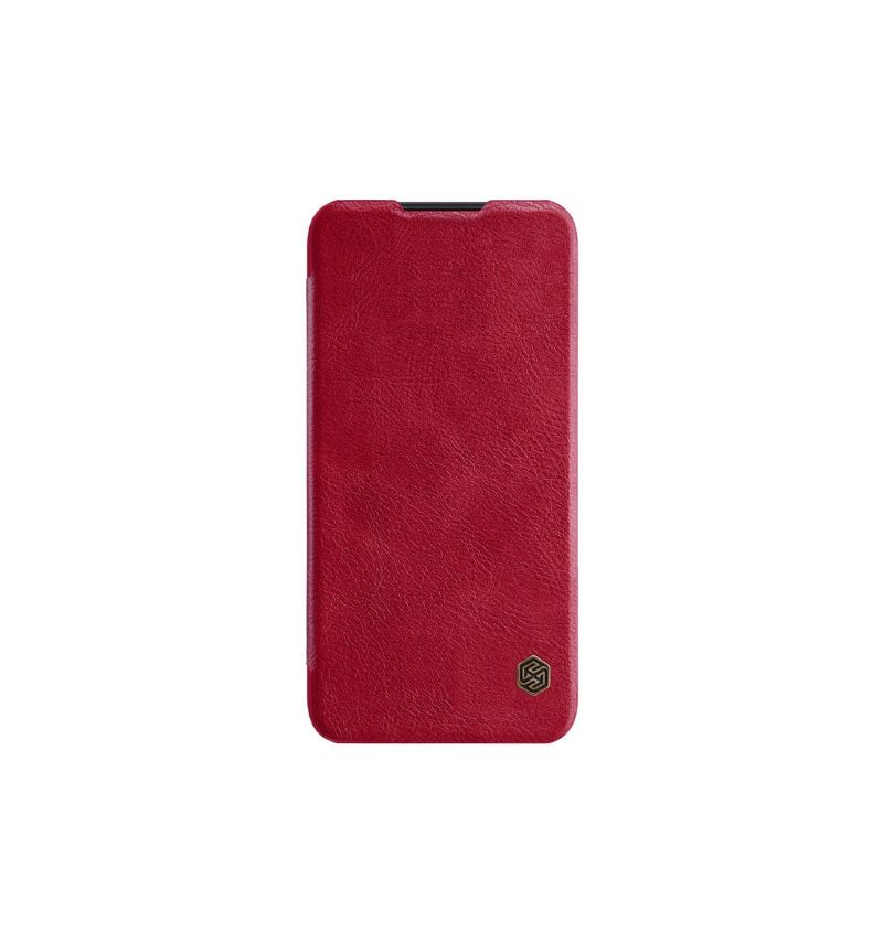 Flipové Pouzdro Na Xiaomi Mi Play Kožený Potah Nillkin Qin - Červený