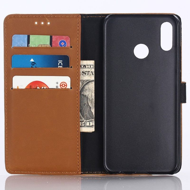 Pouzdra Na Xiaomi Mi Play Držák Retro Karet Z Umělé Kůže