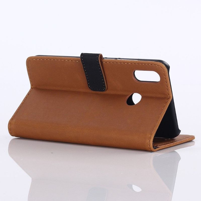 Pouzdra Na Xiaomi Mi Play Držák Retro Karet Z Umělé Kůže