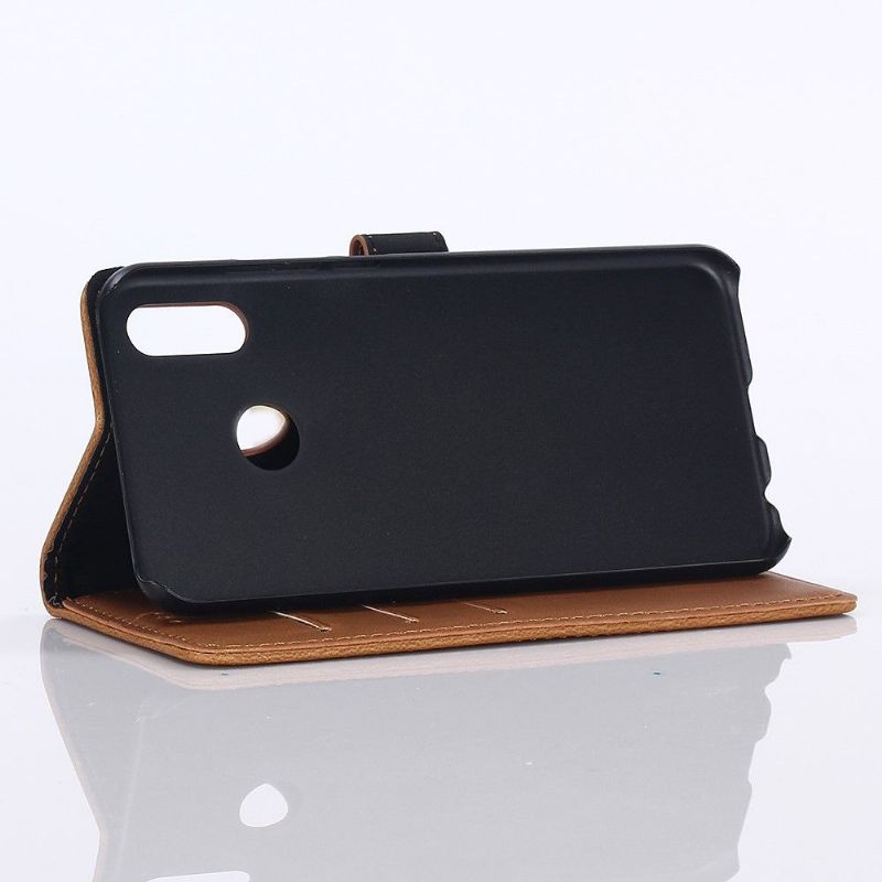 Pouzdra Na Xiaomi Mi Play Držák Retro Karet Z Umělé Kůže