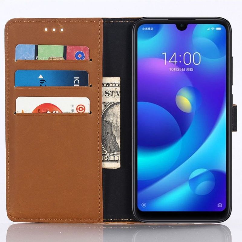 Pouzdra Na Xiaomi Mi Play Držák Retro Karet Z Umělé Kůže
