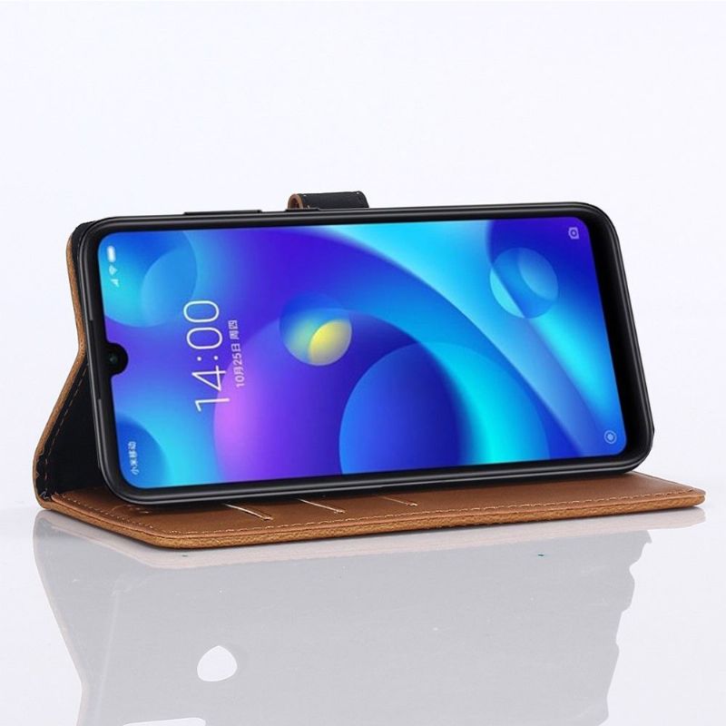 Pouzdra Na Xiaomi Mi Play Držák Retro Karet Z Umělé Kůže