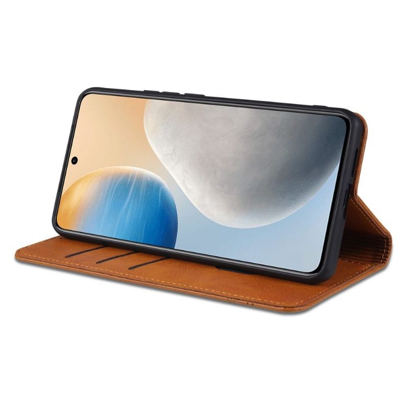 Pouzdra Na Vivo X60 Pro Peněženkové Pouzdro Umělá Kůže Azns