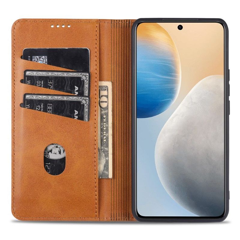 Pouzdra Na Vivo X60 Pro Peněženkové Pouzdro Umělá Kůže Azns