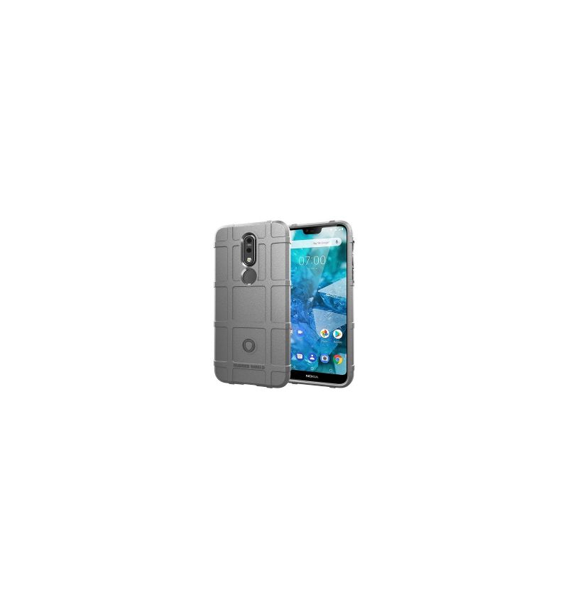 Kryt Na Nokia 7.1 Ochrana Čtvercové Mřížky