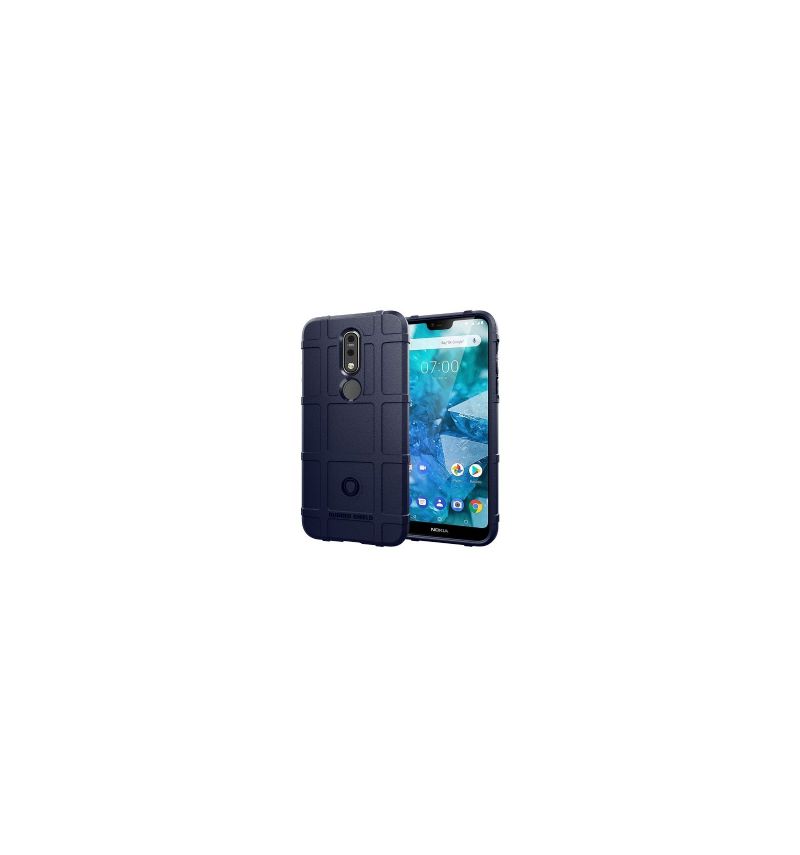 Kryt Na Nokia 7.1 Ochrana Čtvercové Mřížky