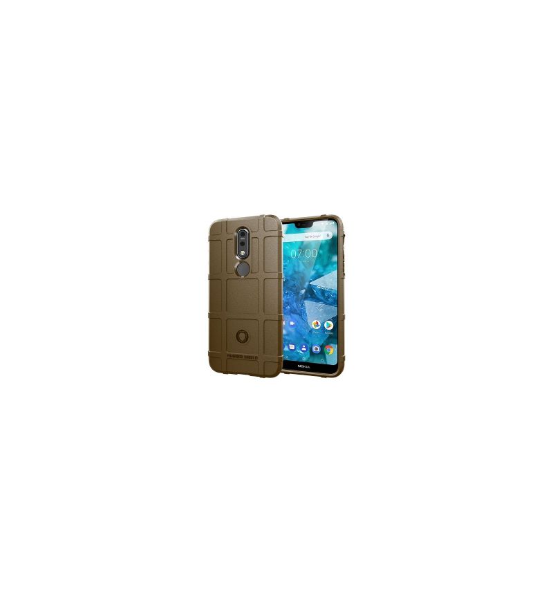 Kryt Na Nokia 7.1 Ochrana Čtvercové Mřížky