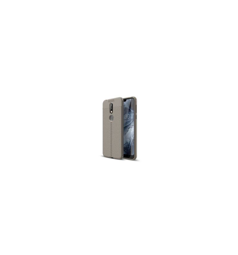 Kryt Na Nokia 7.1 Styl Kůže S Texturou Litchi