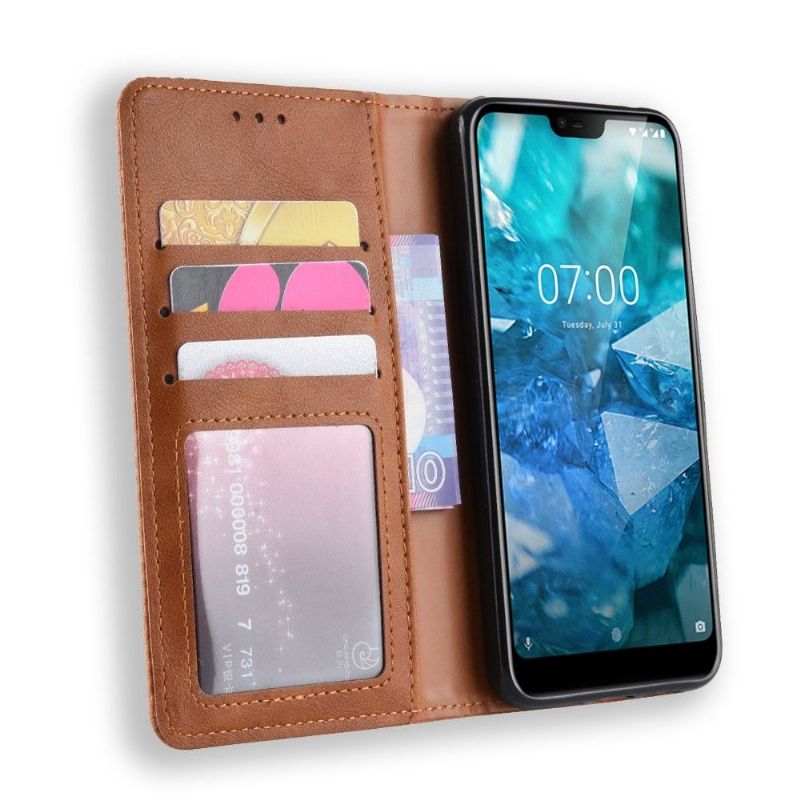 Pouzdra Na Nokia 7.1 Kožený Styl Le Cirénius