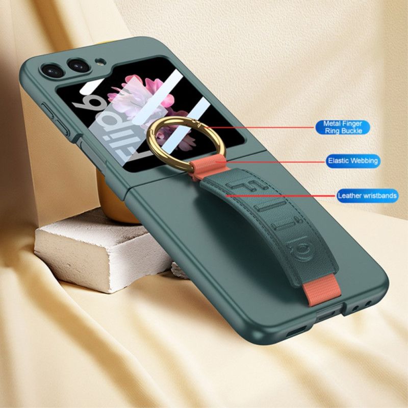 Kryt Na Samsung Galaxy Z Flip 6 Opěrný Kroužek A Řemínek Gkk