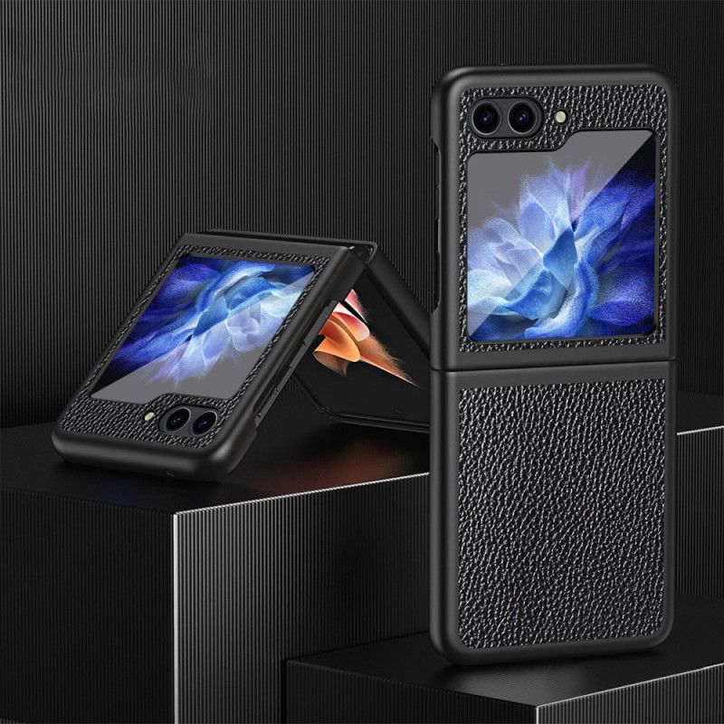 Kryt Na Samsung Galaxy Z Flip 6 Umělá Kůže Litchi