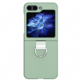 Kryt Samsung Galaxy Z Flip 6 Kryty Na Mobil Pevný Kovový Prsten