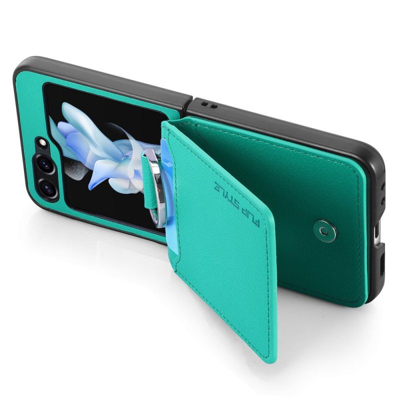 Kryt Samsung Galaxy Z Flip 6 Podpora Držitele Karty A Prsten