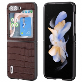Kryt Samsung Galaxy Z Flip 6 Prémiová Krokodýlí Textura