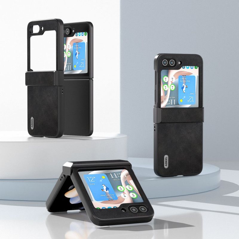 Kryt Samsung Galaxy Z Flip 6 Vintage Kožený Styl Abeel