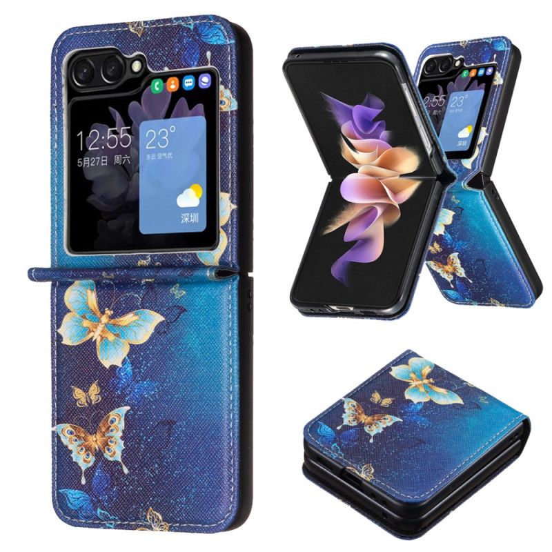 Kryt Samsung Galaxy Z Flip 6 Zlatí Motýli