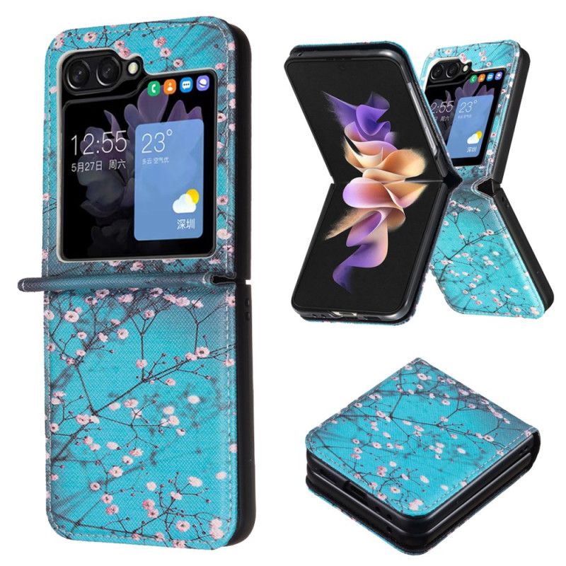 Kryt Samsung Galaxy Z Flip 6 Švestkové Květy