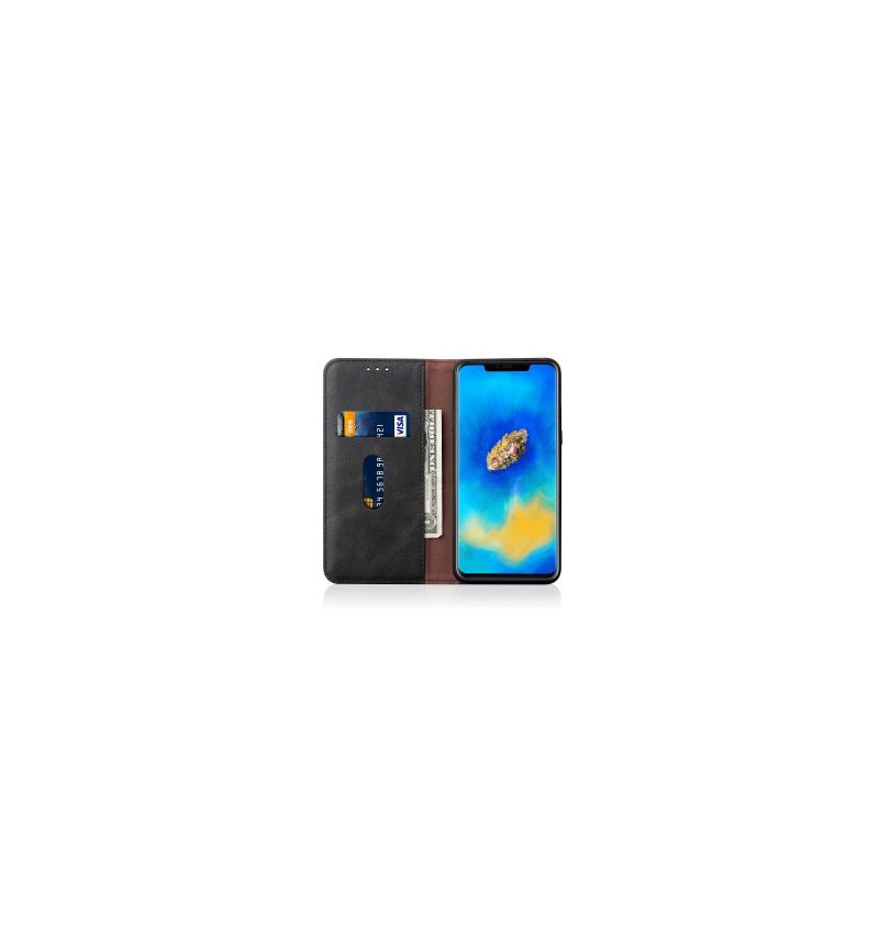 Kožené Pouzdro Na Huawei Mate 20 Pro Inteligentní Retro