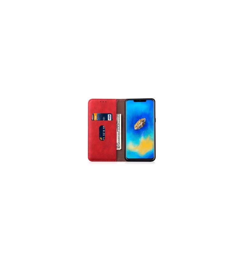 Kožené Pouzdro Na Huawei Mate 20 Pro Inteligentní Retro
