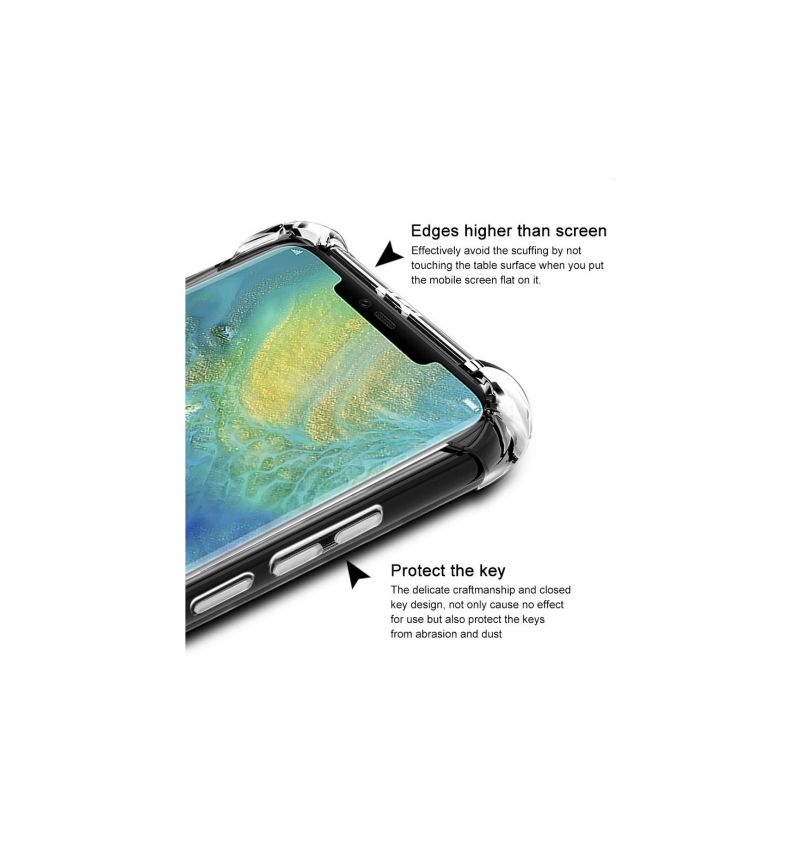 Kryt Na Huawei Mate 20 Pro Transparentní Ochrana Třídy