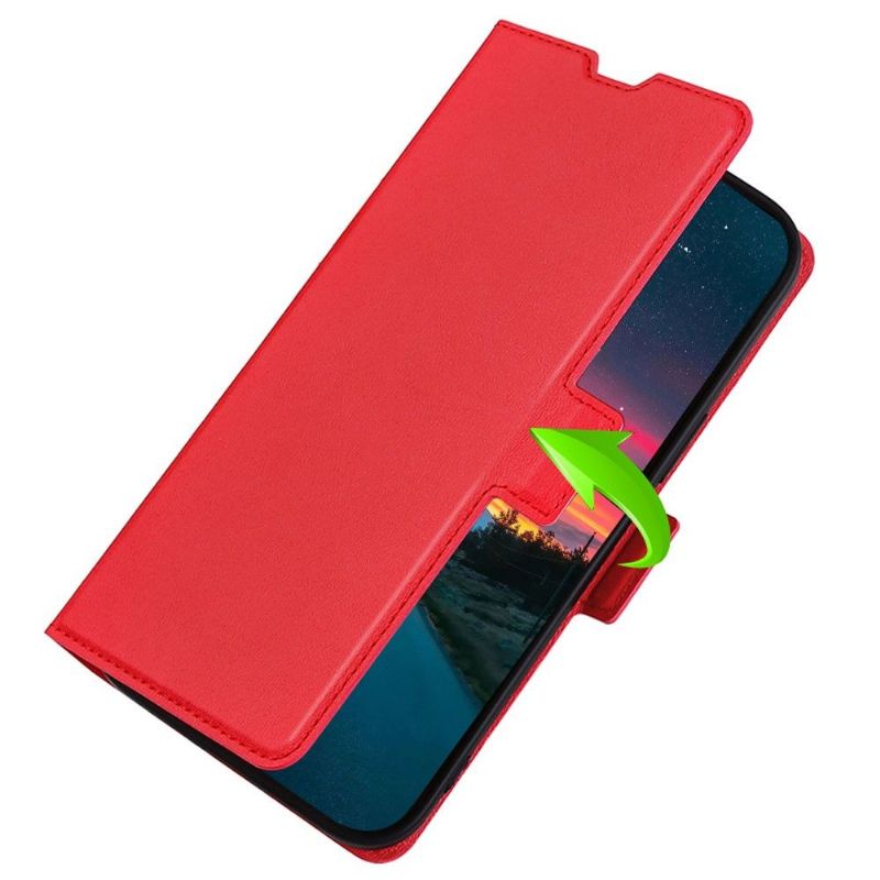 Flipové Pouzdro Na Poco F4 GT Minimalistický Obchod S Umělou Kůží