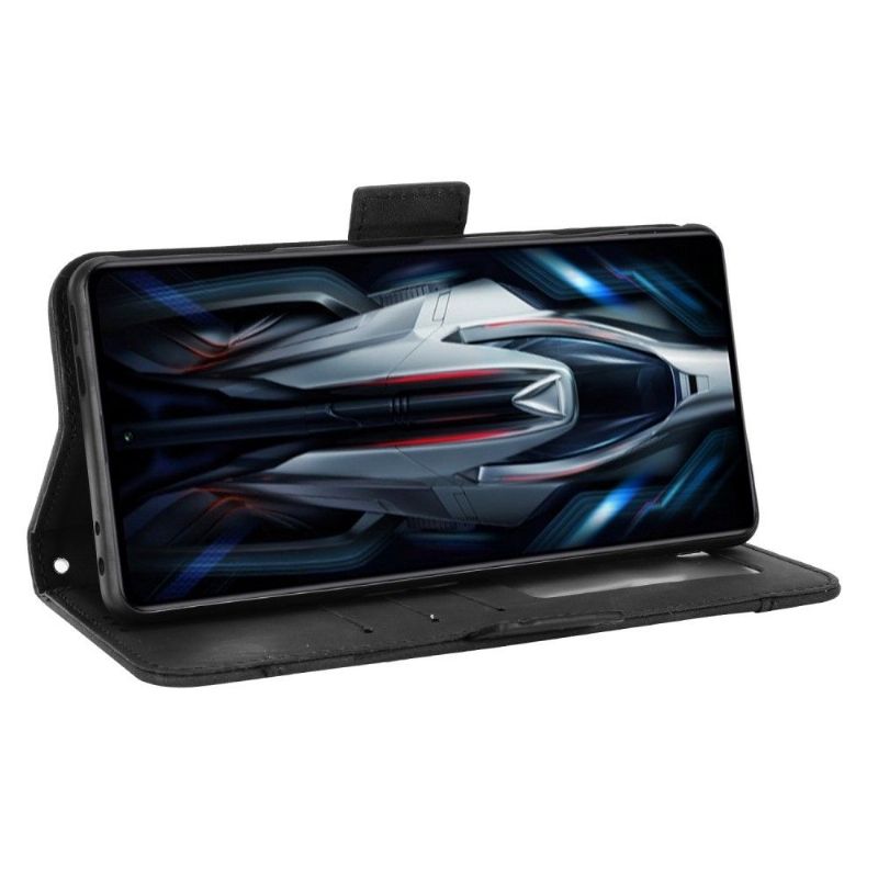 Flipové Pouzdro Na Poco F4 GT Premium S Držitelem Karty