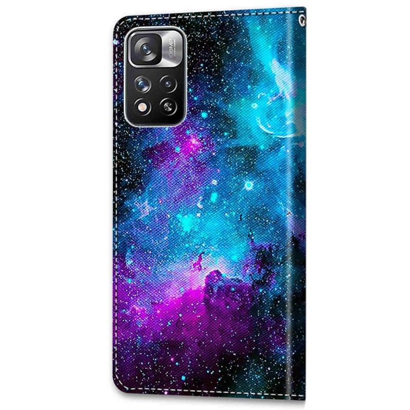Flipové Pouzdro Na Xiaomi Redmi Note 11 Pro Plus 5G Mlhovina