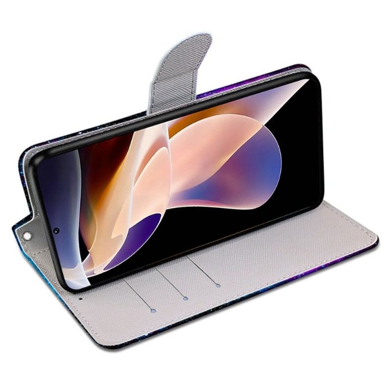 Flipové Pouzdro Na Xiaomi Redmi Note 11 Pro Plus 5G Mlhovina