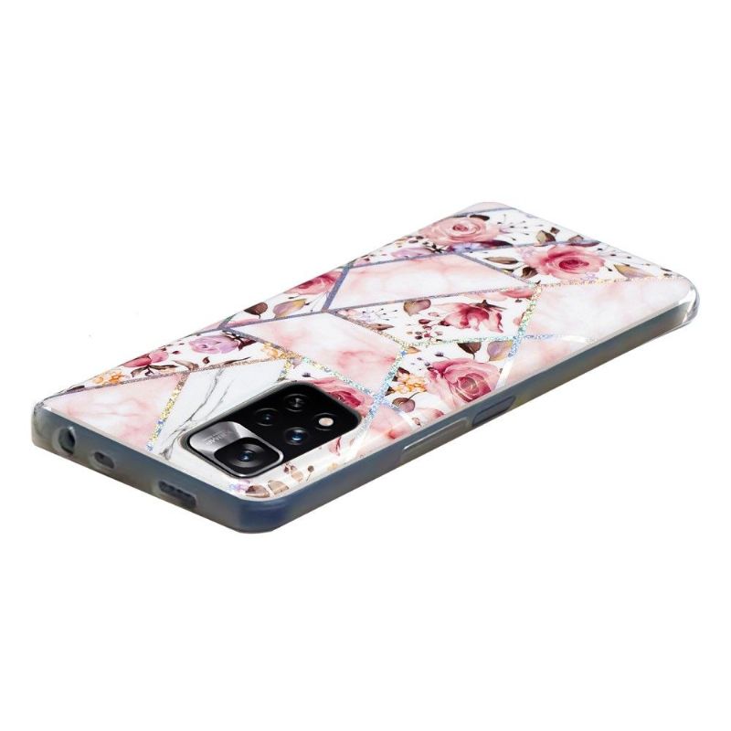 Kryt Na Xiaomi Redmi Note 11 Pro Plus 5G Mramor A Květiny