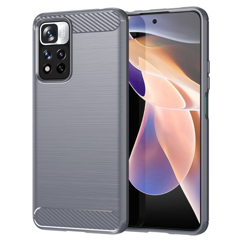 Kryt Na Xiaomi Redmi Note 11 Pro Plus 5G Silikonový Kartáčovaný Efekt