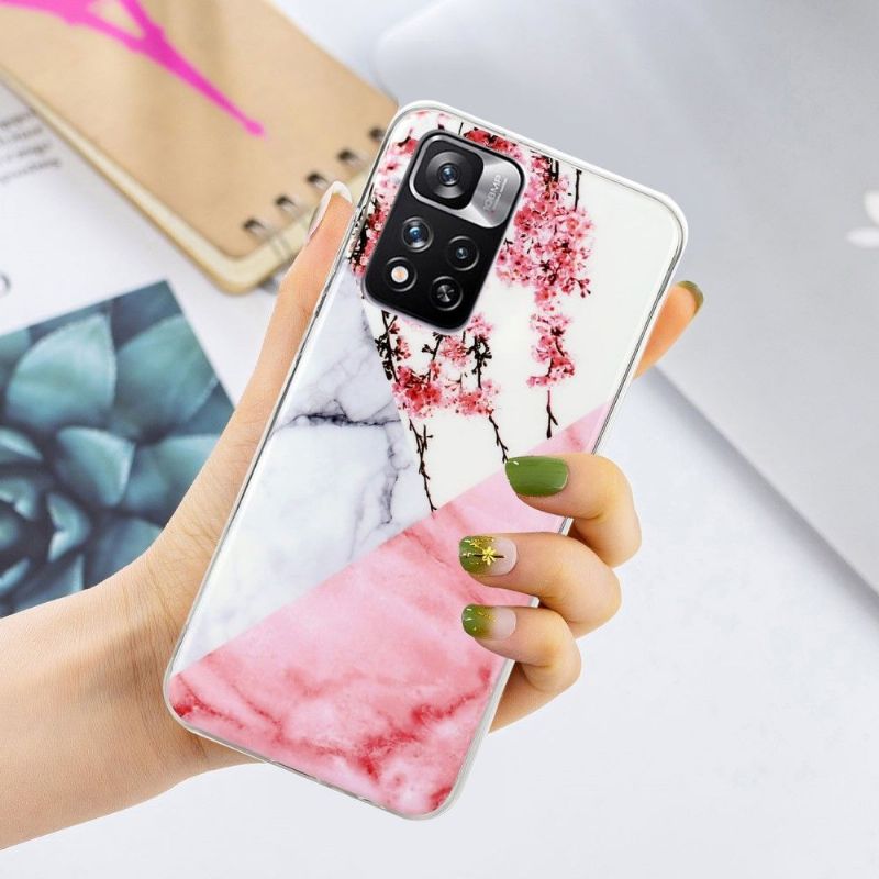 Kryt Na Xiaomi Redmi Note 11 Pro Plus 5G Švestkový Květ