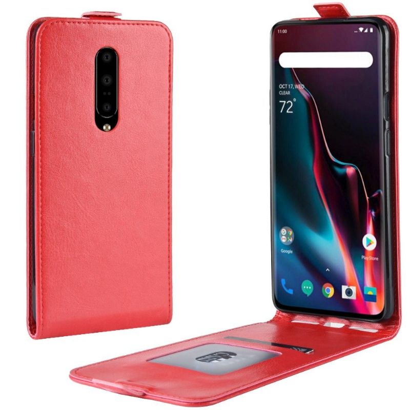 Kožené Pouzdro Folio Na OnePlus 7 Pro Flipové Pouzdro Vertikální Umělá Kůže