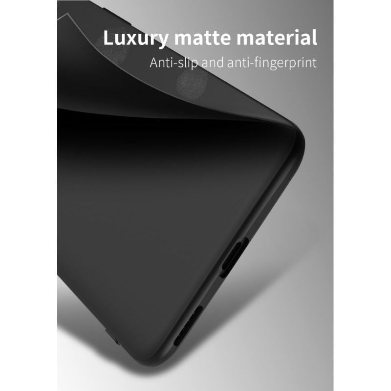 Kryt Na OnePlus 7 Pro Ultra Tenký Matný Povlak - Černý