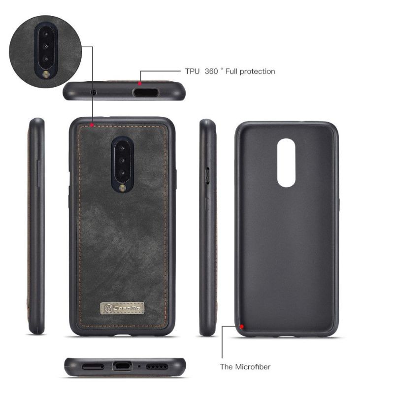 Kryty Na Mobil Kožené Pouzdro Folio Na OnePlus 7 Pro 2v1 A Magnetické Pouzdro