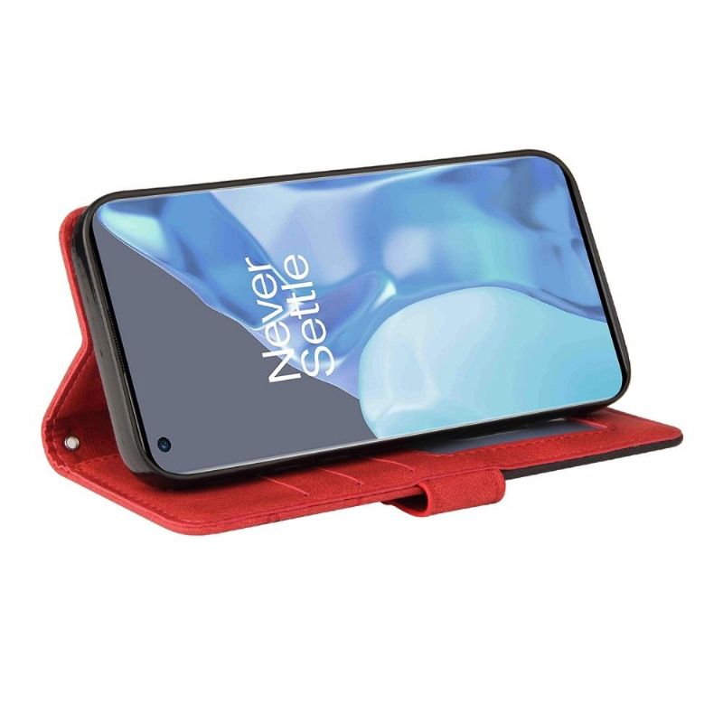 Flipové Pouzdro Na OnePlus 9 Pro Dvoubarevné Umělecké