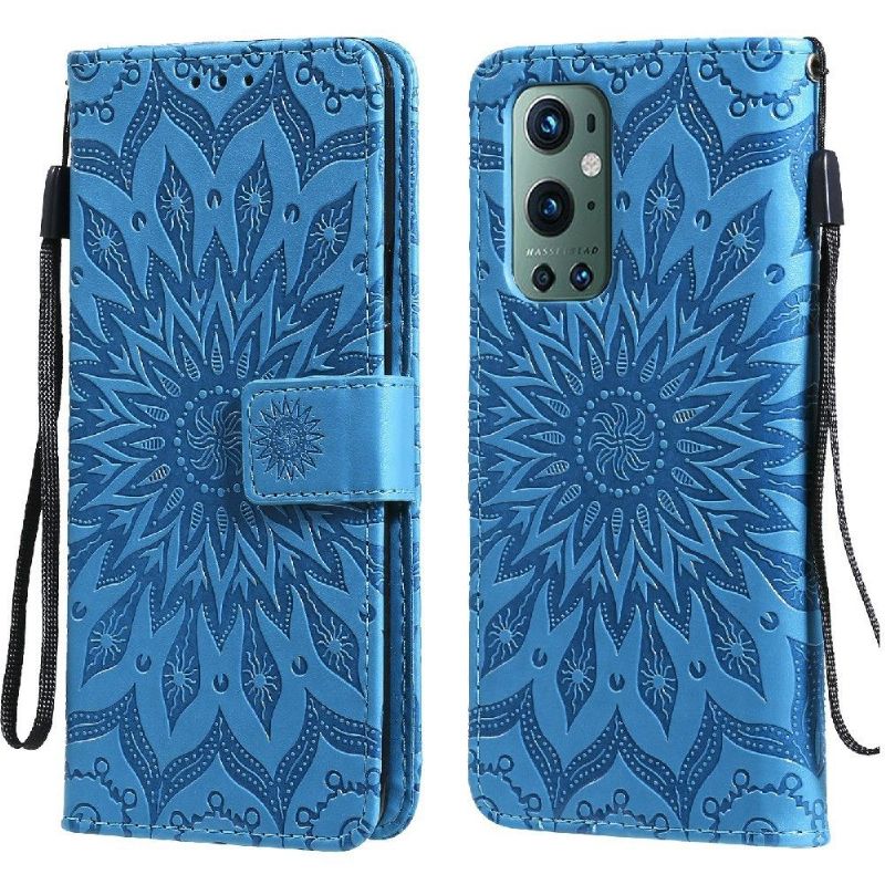 Flipové Pouzdro Na OnePlus 9 Pro Kožený Efekt Junny