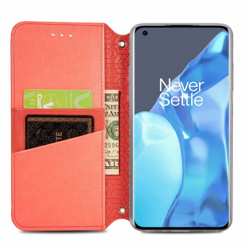 Kožené Pouzdro Na OnePlus 9 Pro Elegantní Efekt Mandala Kůže