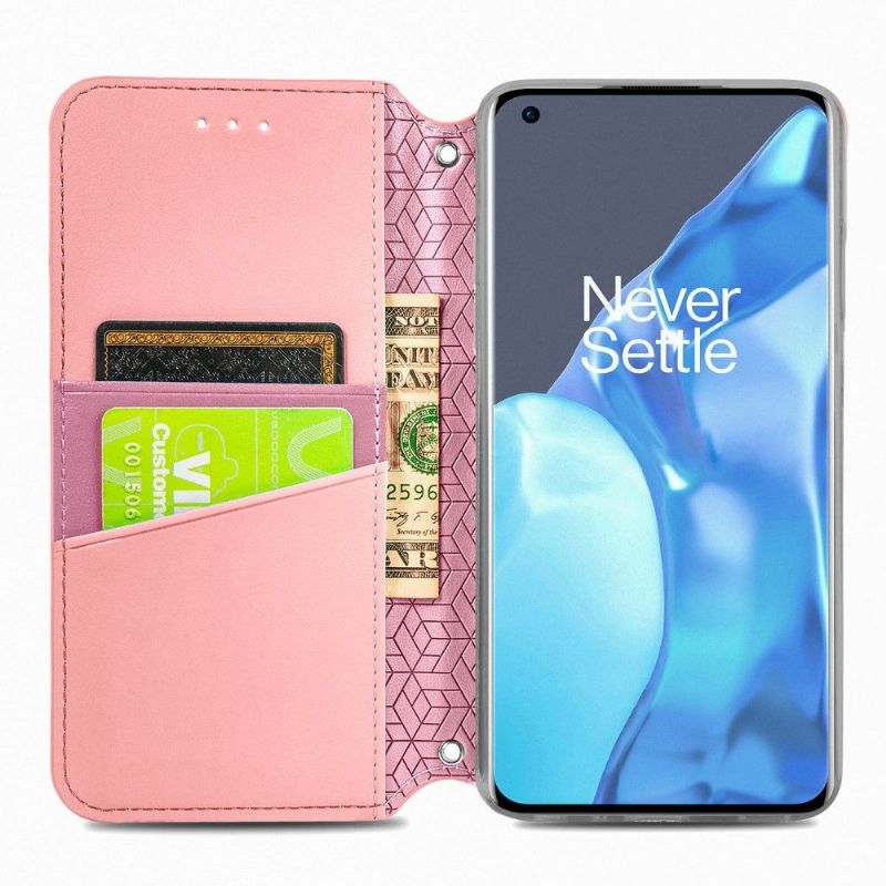 Kožené Pouzdro Na OnePlus 9 Pro Elegantní Efekt Mandala Kůže