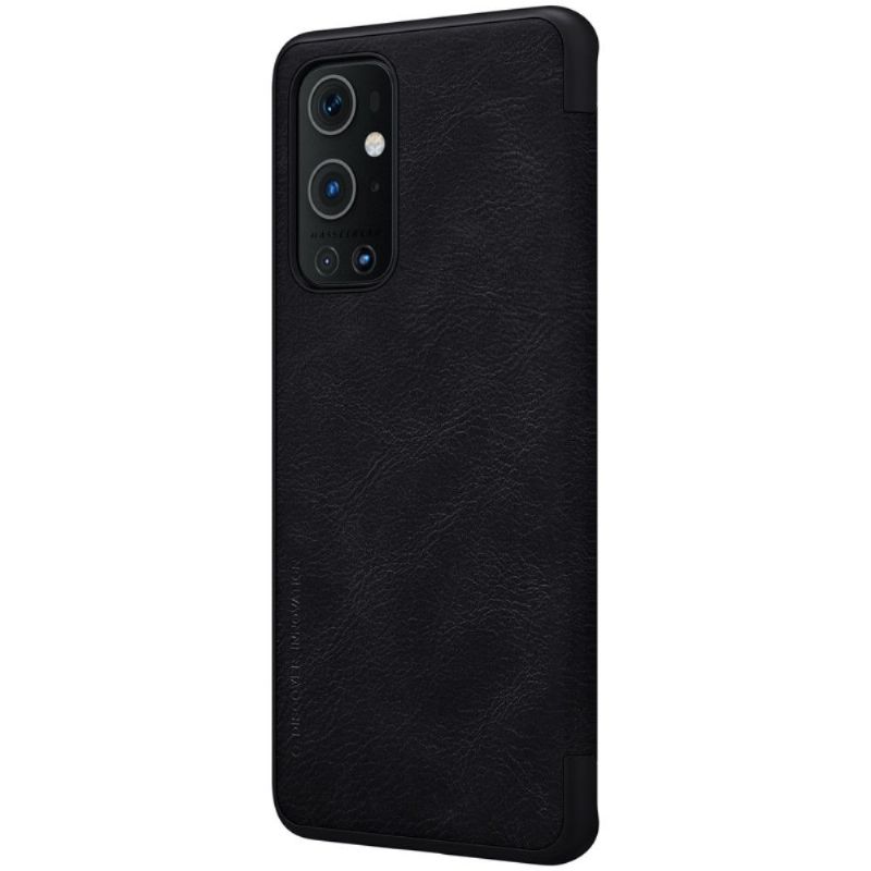 Kožené Pouzdro Na OnePlus 9 Pro Kožený Efekt Řady Qin