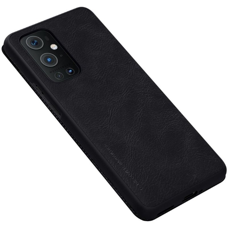 Kožené Pouzdro Na OnePlus 9 Pro Kožený Efekt Řady Qin