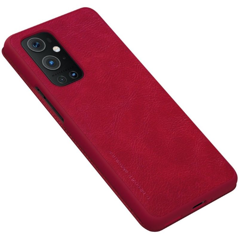 Kožené Pouzdro Na OnePlus 9 Pro Kožený Efekt Řady Qin